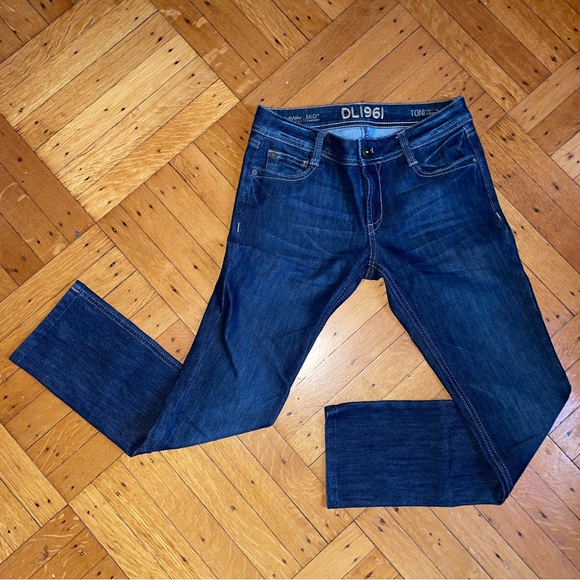 DL 1961 Women’s Blue Toni Cropped Jeans SZ 26 - Picture 1 of 10